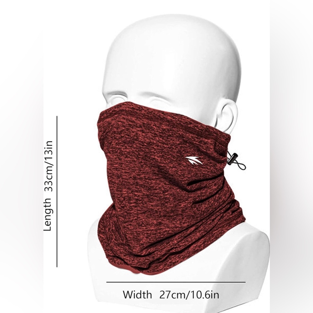 Zollen 3/1 Pack Neck Warmer Fleece Windproof Neck Gaiter Snood for Men Women - Picture 2 of 7